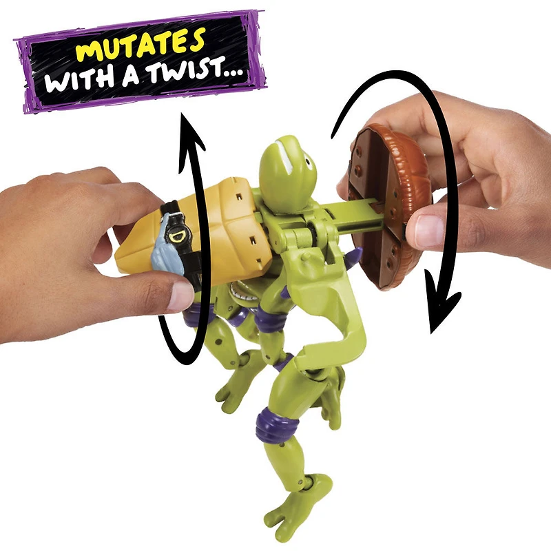 Tales of Teenage Mutant Ninja Turtles: Mutations Deluxe - Figurine de Donatello Pet to Ninja
