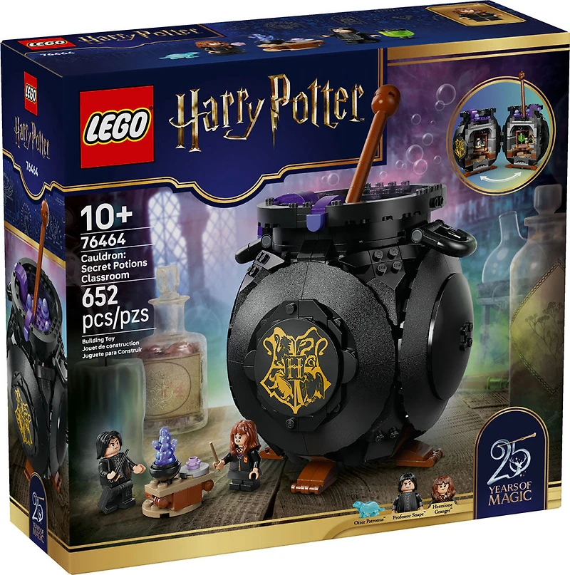 LEGO Harry Potter Le Chaudron : la Salle Secrète du Cours de Potions, Ensemble de Construction de Jouet pour les Enfants de 10 Ans et Plus 76464