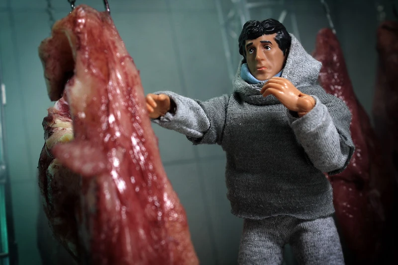 Rocky Balboa in training sweats - 8" Action Figure - English Edition