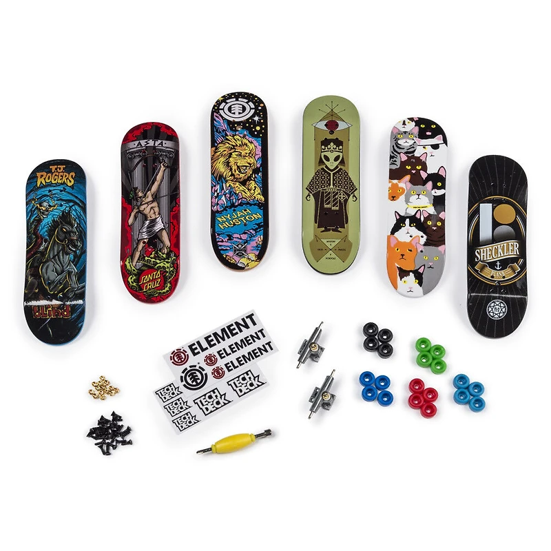 Tech Deck, coffret Sk8shop Bonus Pack, Mini skateboards à collectionner et à personnaliser (les styles peuvent varier)