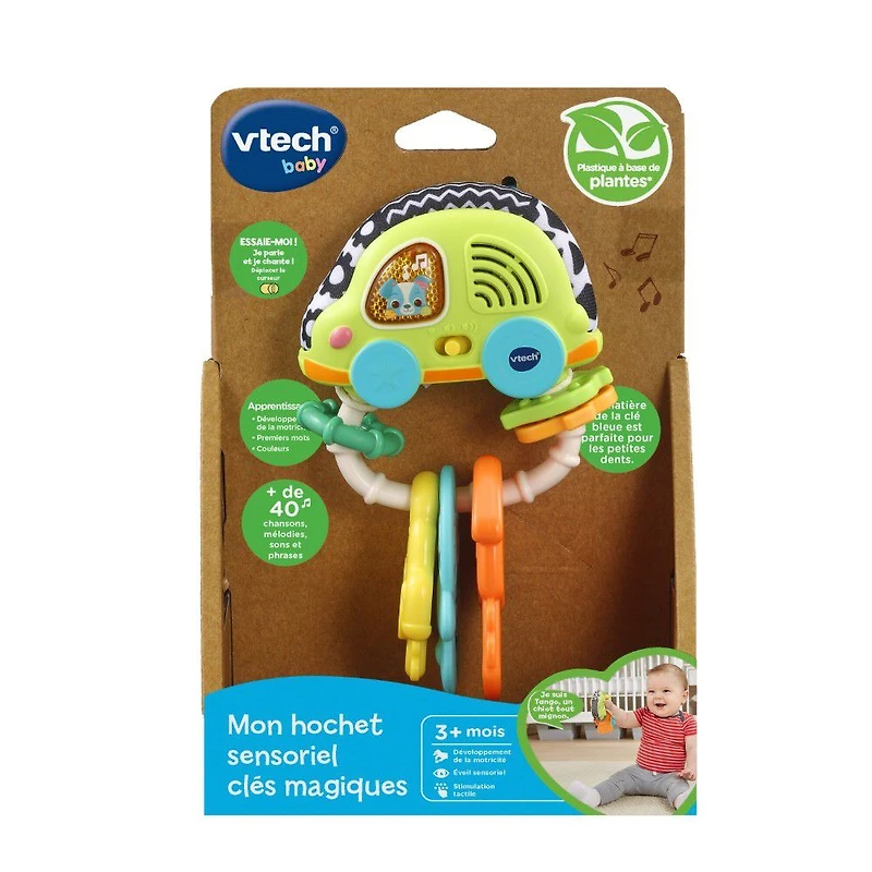 VTech Mon hochet sensoriel clés magiques - Édition française
