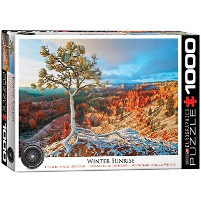 EuroGraphics Winter Sunrise 1000-Piece Puzzle