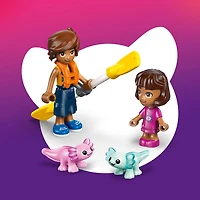 LEGO Friends Le Bateau d'Aventure Axolotl - 2 Minipoupées, 2 Jouets Axolotl - Bateau Miniature - 42681