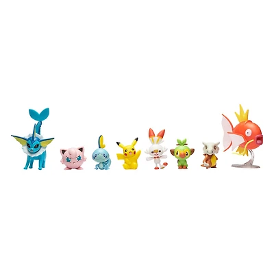 Pokémon - Multi-emballage de figurines de combat, paquet de 8 - Notre exclusivité