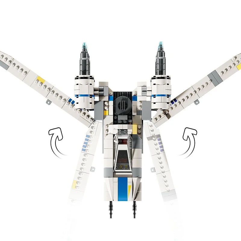 LEGO Star Wars : Andor Le chasseur U-Wing rebelle, Modèle à construire, Jouet de construction de véhicule 75399