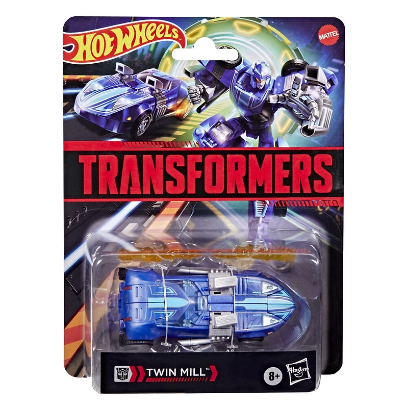 Transformers Collaborative Hot Wheels x Transformers, figurine convertible Twin Millä