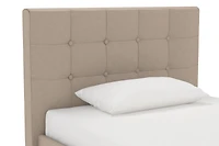 Lit rembourré Rose Jumeau Lit  de DHP- tan