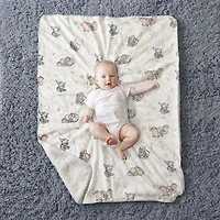 Disney Dumbo Sherpa Plush Baby Blanket, 30" x 40"