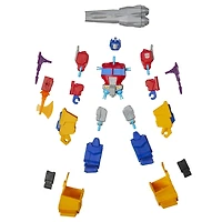 MixMashers Transformers, figurine deluxe personnalisable Optimus Prime à mélanger et combiner avec accessoires