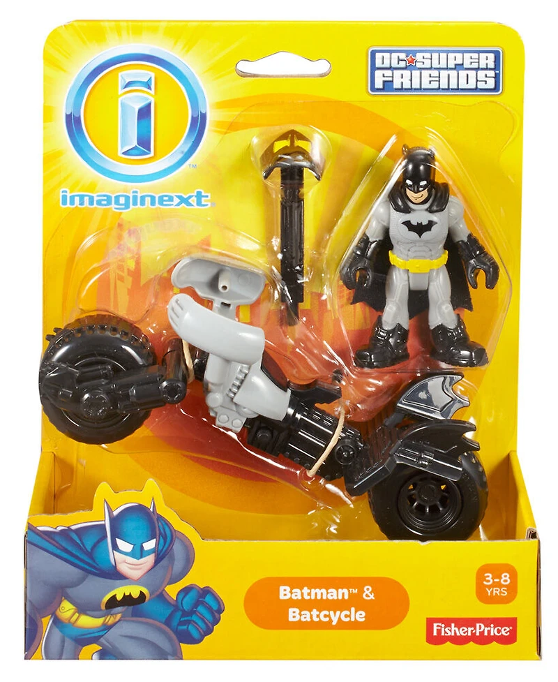 Fisher-Price Imaginext DC Super Friends - Batman et Batmoto - Édition anglaise