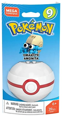 Mega Construx Pokémon Omanyte Figure