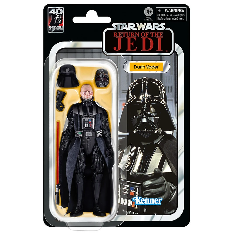 Star Wars The Black Series, Darth Vader, Star Wars : Le retour du Jedi, 40e anniversaire, figurine de 15 cm