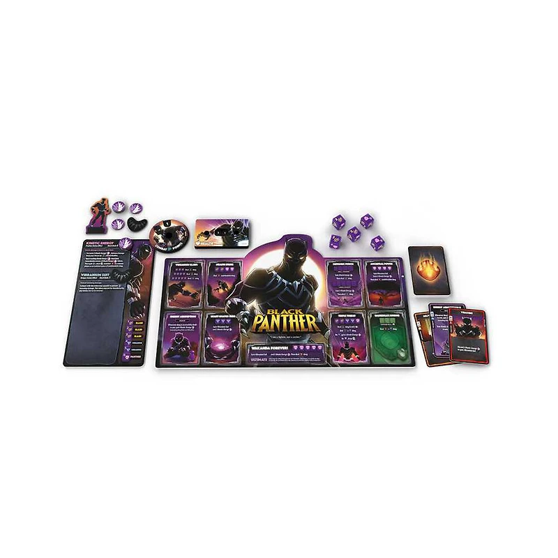 USAopoly Marvel Dice Throne 2-Hero Box (Captain Marvel, Black Panther) Board Game - English Edition