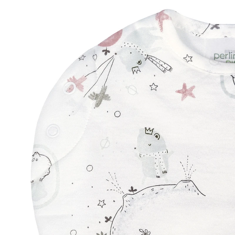 Perlimpinpin-Bamboo newborn sleep bag-Prince bear-0-3m