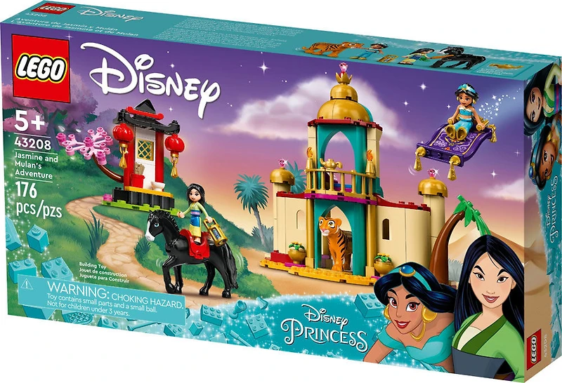 LEGO  Disney Jasmine and Mulan's Adventure 43208 Building Kit (176 Pieces)