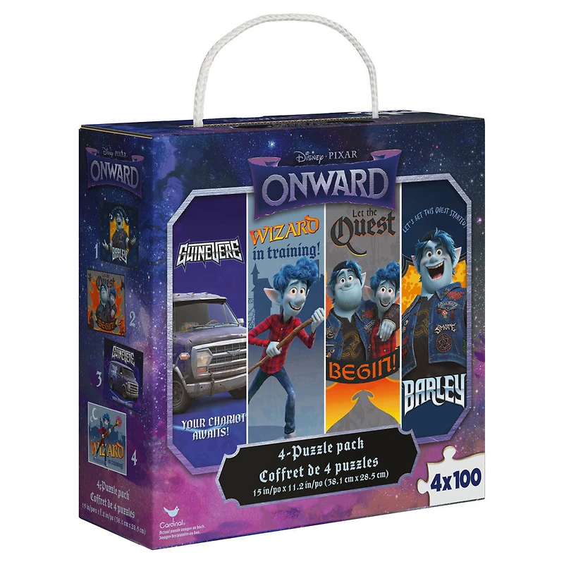 Disney Onward 4-Pack of Puzzles