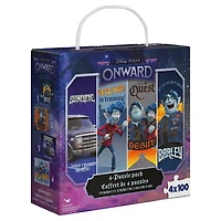 Disney Onward 4-Pack of Puzzles