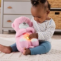 Fisher-Price Peluche Loutre apaisante, module sonore, mouv. respir.