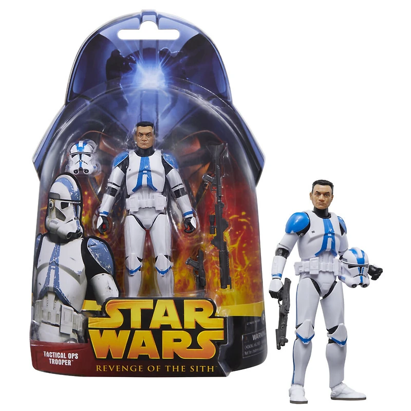 Star Wars The Black Series Clone Trooper (501st Legion), Star Wars: Revenge of the Sith 20th Anniversary Collectible 6 Inch Action Figure