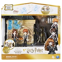 Wizarding World Harry Potter, Coffret Room of Requirement transformable 2 en 1 avec 2 figurines exclusives et 3 accessoires