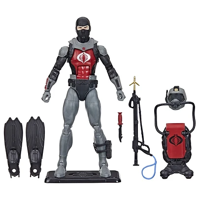 G.I. Joe Classified Series pack rétro sur blister, figurine Anguille Cobra