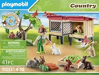Playmobil - Enfant avec enclos et lapins