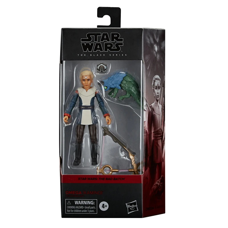 Star Wars The Black Series, Omega (Kamino), figurine articulée de collection de 15 cm, accessoires, Star Wars: The Bad Batch