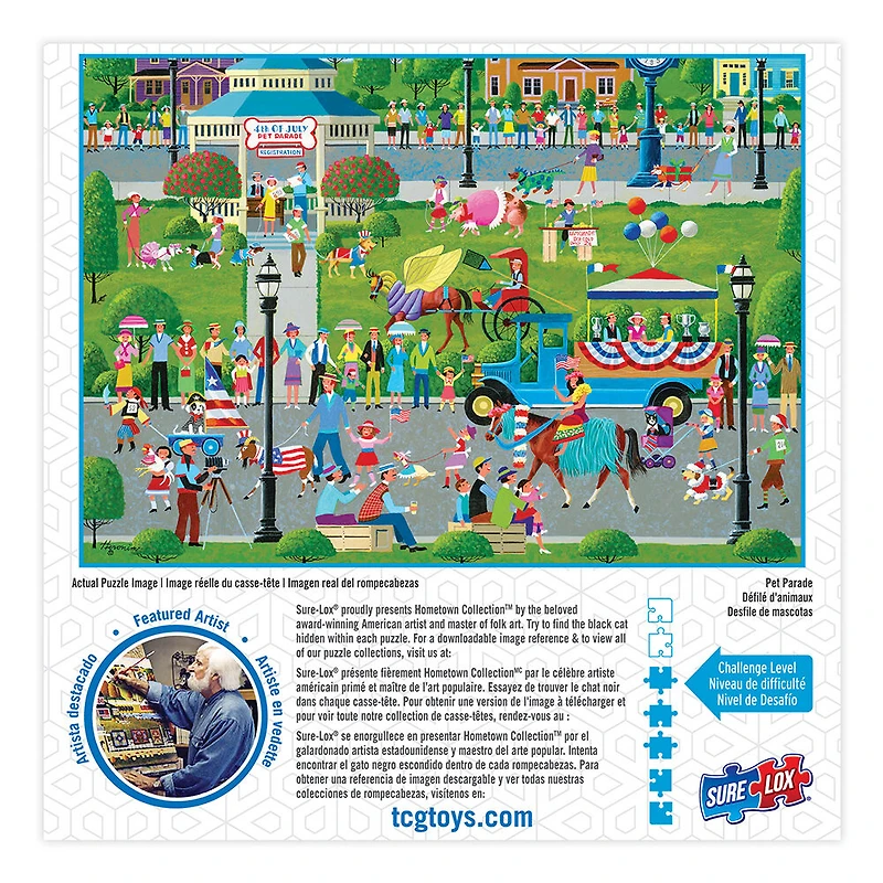 Casse-têtes SureLox - Collection Ville natale par Heronim - Défilé d'animaux - 1 000 pièces