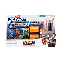 XSHOT Skins Dread Blaster - Mega Sonic Skin (12 Darts) by ZURU