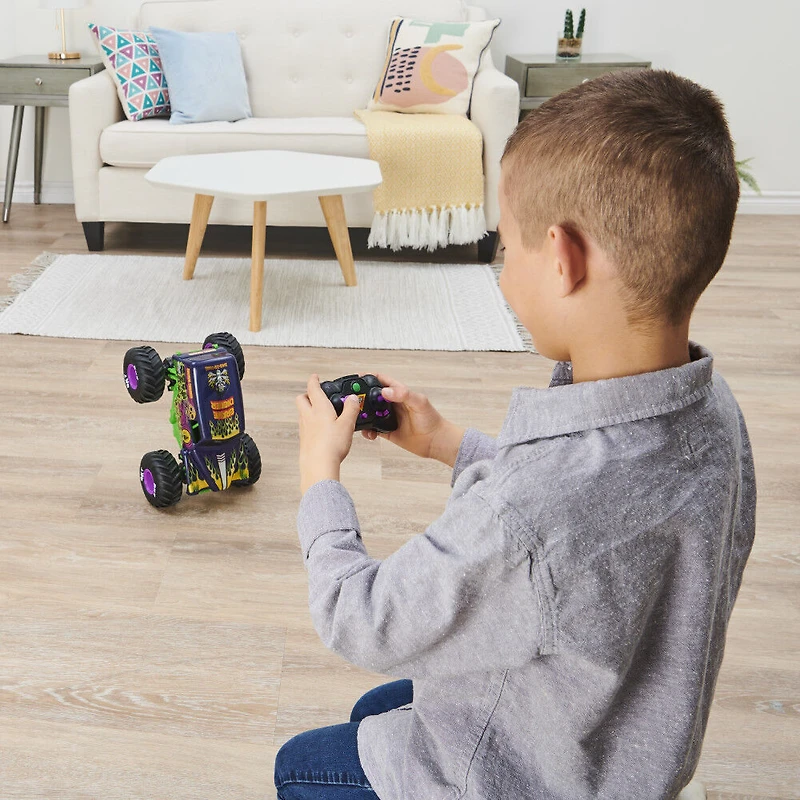 Monster Jam, Grave Digger Freestyle Force officiel, véhicule radiocommandé, échelle 1:15