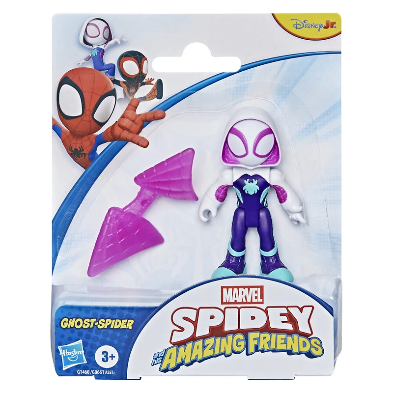 Marvel Spidey et ses Amis Extraordinaires, figurine Ghost-Spider avec accessoire