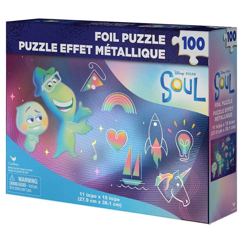 Pixar, Soul, Puzzle avec effet métallique de 100 pièces