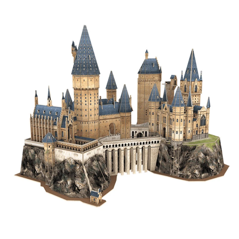 4D Build, Harry Potter, Château de Poudlard, Puzzle 3D en papier, 197 pièces