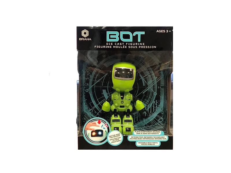 Figurine moulée sous pression sonore - Vert.