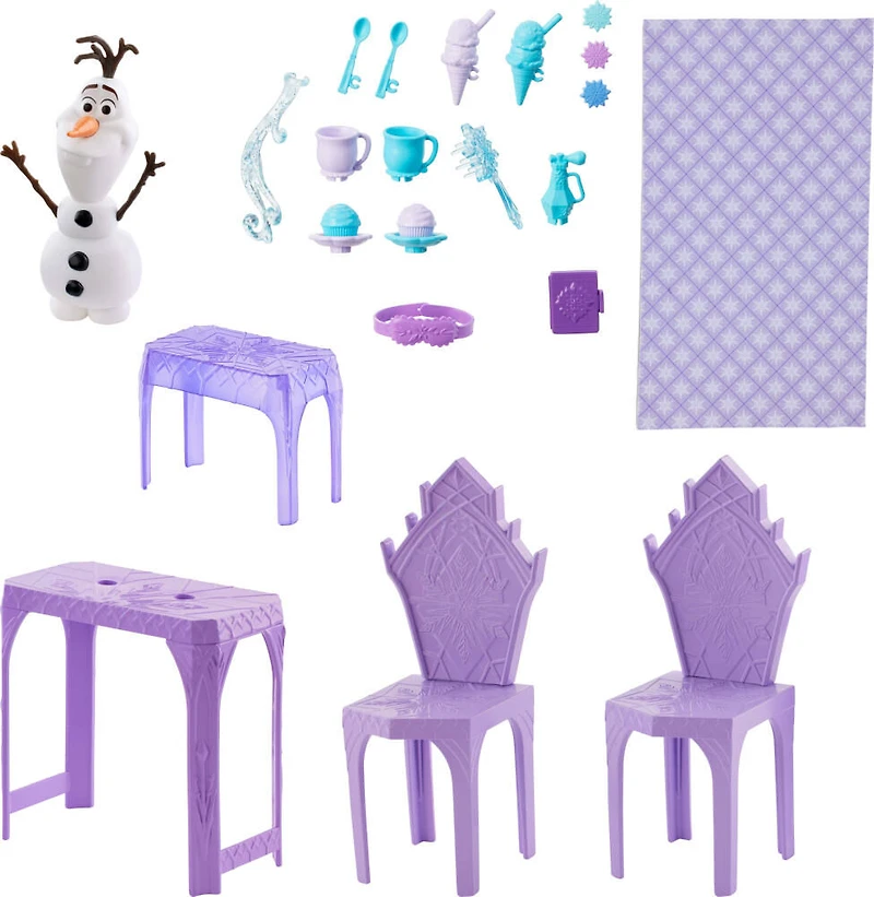 Disney Frozen Elsa's Frozen Ice Palace Castle Playset with Olaf, 5 Play Areas & 21 Accessories