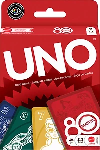 UNO Mattel 80th Ruby Red Card Game