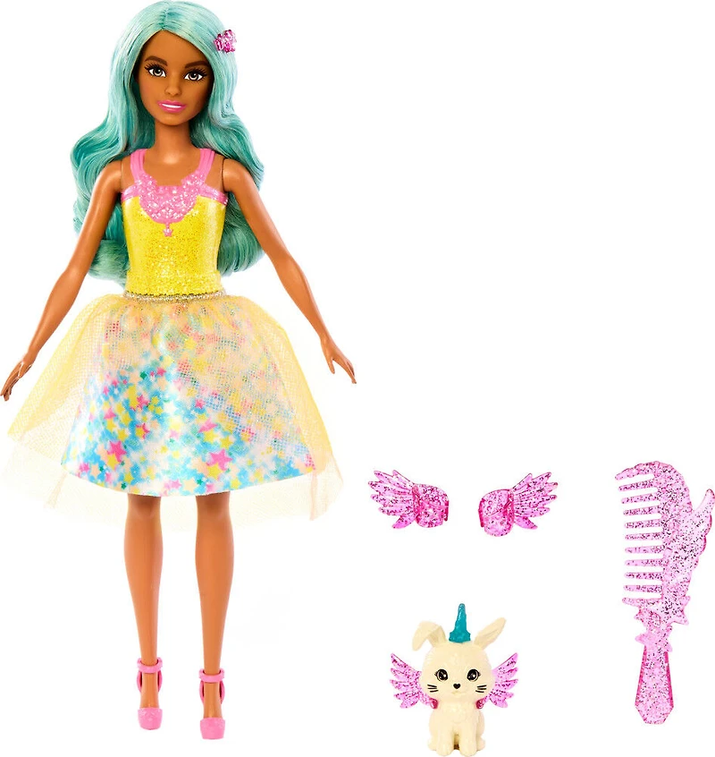 Barbie - Barbie: A Touch of Magic- Poupée Teresa, tenue, animal