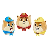 PAW Patrol : La Super Patrouille le film, Peluche Liberty Super Patrouille avec trois animaux en peluche miniatures jeunes patrouilleurs