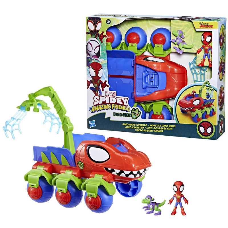 Marvel Spidey and His Amazing Friends Dino-Webs Crawler