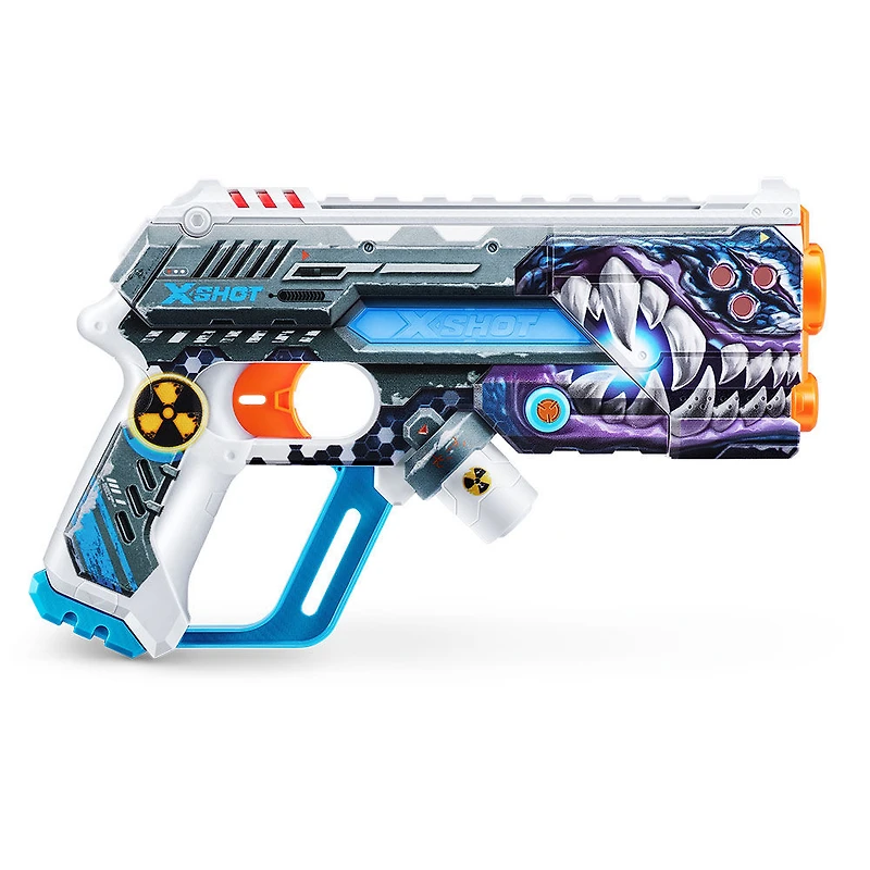 Laser 360° X-Shot Skins (2 pistolets laser et 2 casques infrarouges) par ZURU