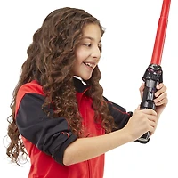 Star Wars Lightsabler Squad, sabre laser Darth Vader à lame rouge extensible, accessoire de déguisement