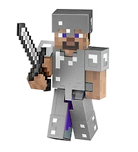 Minecraft Diamond Level Steve, 5.5-inch Collector Action Figure