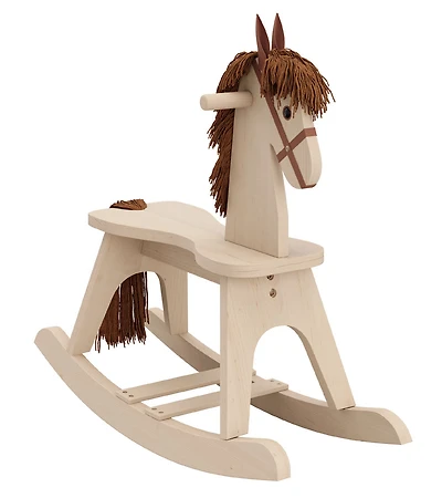 Storkcraft Wooden Rocking Horse - Driftwood