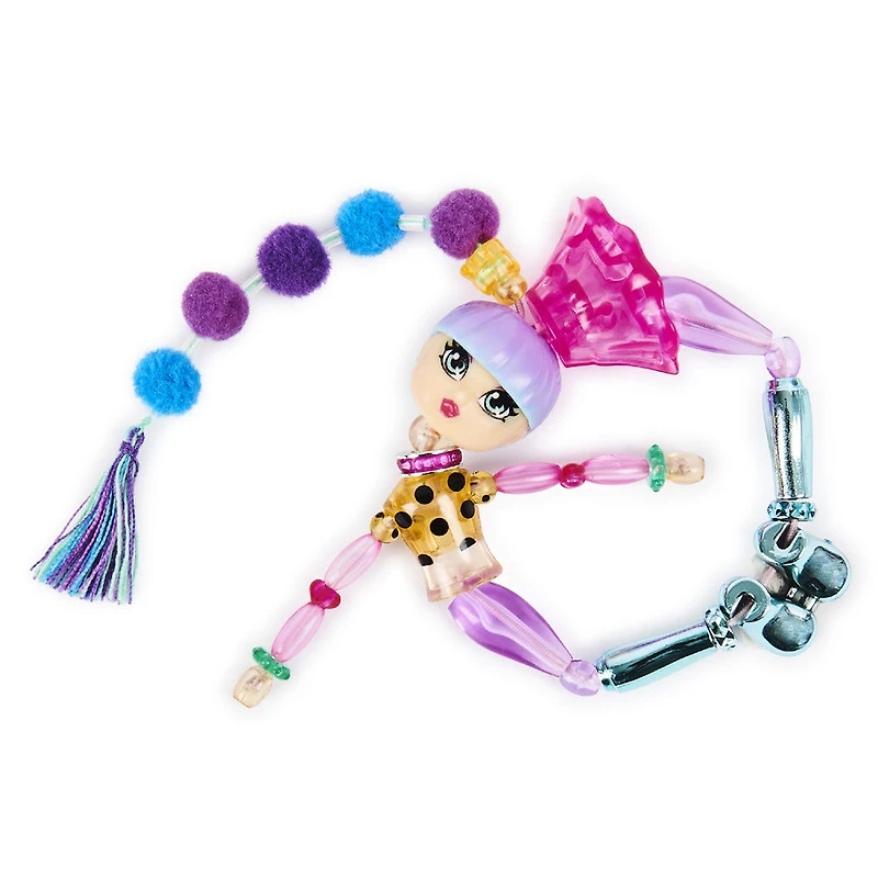 Twisty Girlz, Poupée à transformer en bracelet à collectionner Lil Gemz avec Twisty Petz mystère