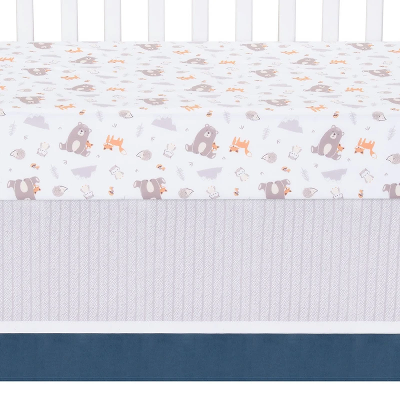 Literie Pour Berceau 4 Pièces Ours Et Amis De Sammy&Lou