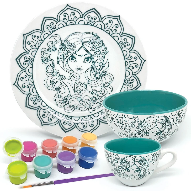 Nebulous Stars - Porcelain Painting