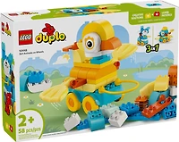 LEGO DUPLO Ma Ville Les Animaux sur Roues 3en1, Jouet de Construction pour un Jeu Imaginatif, Cadeau pour Tout-Petits 10448