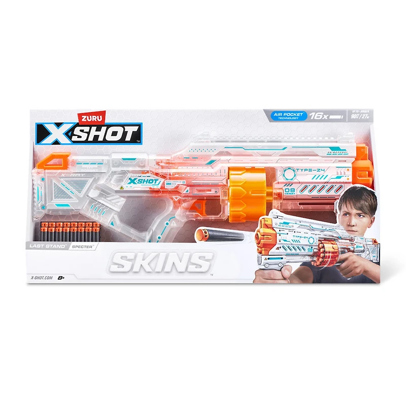 Pistolet à fléchettes XSHOT Skins Last Stand (16 fléchettes) par ZURU
