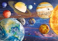 Eurographics Planet Terre Boite Ronde Avec Puzzle 550 Pièces