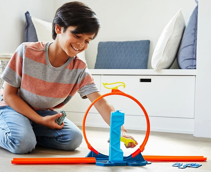 Coffrets Propulseur Boucle Track Builder Hot Wheels